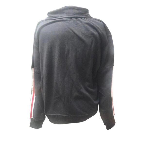 Champion Grey and Black Zip Up Sweater With Red Logo, Size Large NWT - Picture 4 of 5